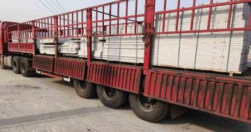 鹤壁 白麻荔枝面外墙干挂，工厂装车日常