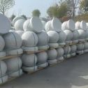 鹤壁 白麻花岗岩石材圆球，石球，挡车球，隔离球，景观石球，风水球等