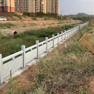 鹤壁 白麻河道栏杆效果展示图