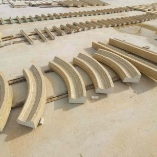 鹤壁 黄金麻花岗岩别墅线条