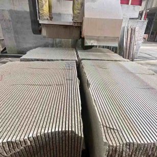 鹤壁 车间生产日常，黄金麻白麻花岗岩