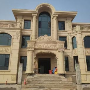 鹤壁 黄金麻花岗岩别墅外墙干挂