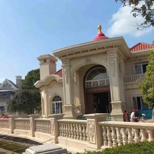 鹤壁 黄金麻花岗岩欧式别墅