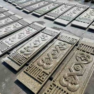 鹤壁 黄金麻花岗岩外墙雕刻板