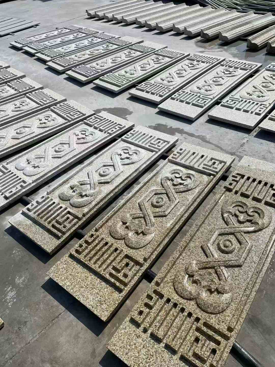 鹤壁 黄金麻花岗岩外墙雕刻板