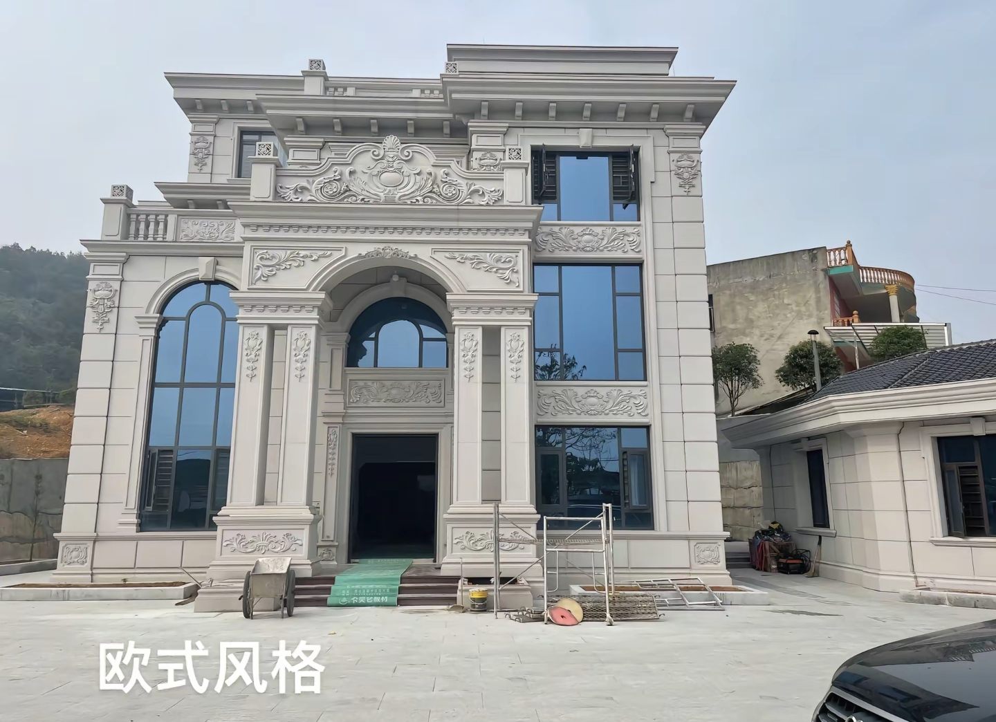 鹤壁 白麻花岗岩别墅外墙干挂